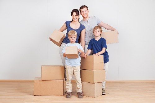 Local removals van ready for an urgent move in Merton