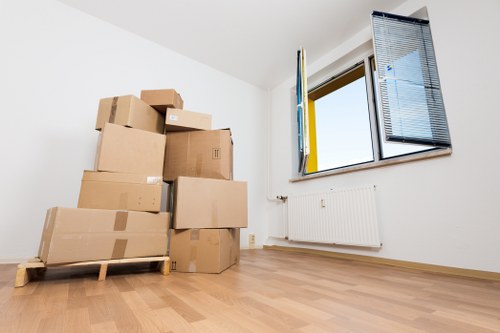Careful loading of furniture for a local apartment relocation