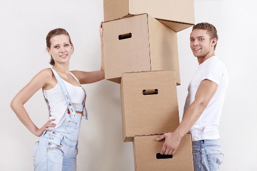 Packing materials for a commercial relocation in Merton